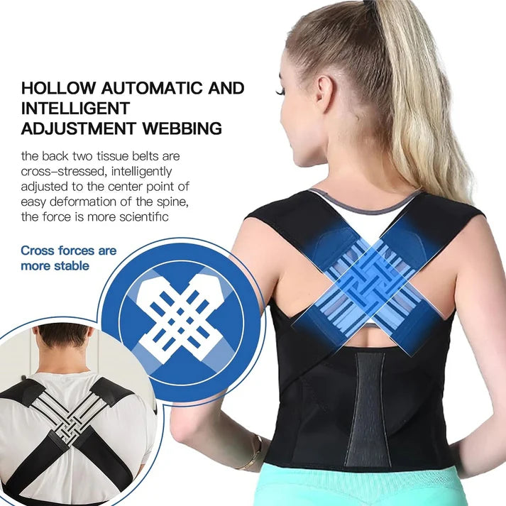 Adjustable Back Posture Belt - حزام دعم الظهر القابل للتعديل