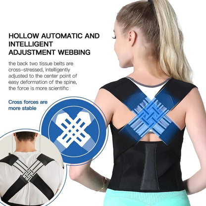 Adjustable Back Posture Belt - حزام دعم الظهر القابل للتعديل